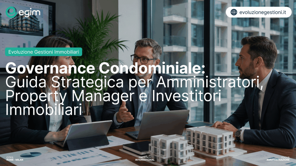 Governance Condominiale: Guida Strategica per Amministratori, Property Manager e Investitori Immobiliari 9 Governance Condominiale Guida Strategica per Amministratori Property Manager e Investitori Immobiliari 1