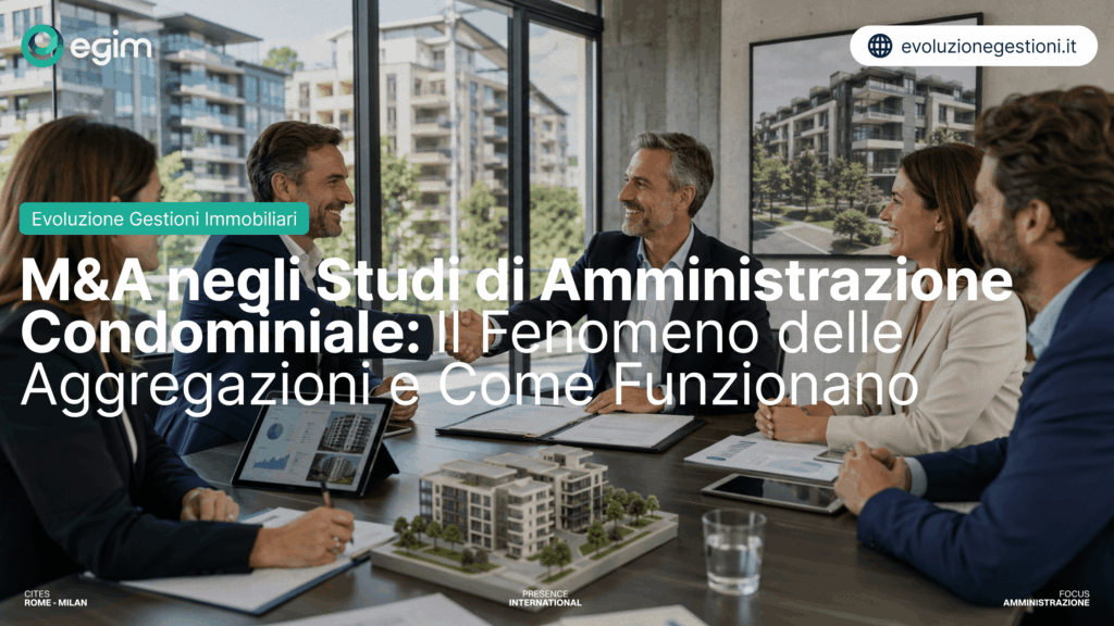 M&A negli Studi di Amministrazione Condominiale: Il Fenomeno delle Aggregazioni e Come Funzionano 6 MA negli Studi di Amministrazione Condominiale Il Fenomeno delle Aggregazioni e Come Funzionano 1