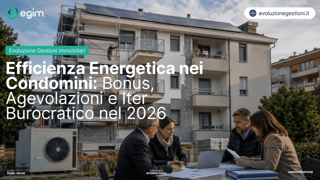 Efficienza Energetica nei Condomini: Bonus, Agevolazioni e Iter Burocratico nel 2026 5 Efficienza Energetica nei Condomini Bonus Agevolazioni e Iter Burocratico nel 2026 1